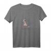 Damen Kreatives Aquarell-Maus T-Shirt mit V-Ausschnitt – Inspirierend für Künstler, Lehrer und Kinder, mit positiver Botschaft