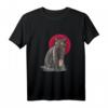 Schwarze Katze mit Computer Maus T-Shirt – Lustiges Katzenmotiv für Katzenliebhaber, Mamas & Papas, perfekt als Geschenk