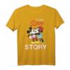 HapFrog Mickey & Minnie Mouse Valentinstag Love Grafik T-Shirt - Offiziell lizenziert, Disney Geschenk für Fans