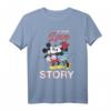 HapFrog Mickey & Minnie Mouse Valentinstag Love Grafik T-Shirt - Offiziell lizenziert, Disney Geschenk für Fans