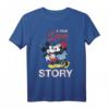 HapFrog Mickey & Minnie Mouse Valentinstag Love Grafik T-Shirt - Offiziell lizenziert, Disney Geschenk für Fans