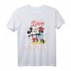 HapFrog Mickey & Minnie Mouse Valentinstag Love Grafik T-Shirt - Offiziell lizenziert, Disney Geschenk für Fans