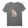 Weiße Ratte Liebe Geschenk für Nagetier, Ratten & Maus Fans T-Shirt - Perfektes Geschenk für Weihnachten, Geburtstag & das chinesische Jahr der Ratte