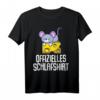 Offizielles Maus Ratte Schlafshirt Pyjama Nachthemd – Lustiges Geschenk für Langschläfer, Morgenmuffel und Tierliebhaber