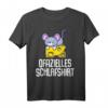 Offizielles Maus Ratte Schlafshirt Pyjama Nachthemd – Lustiges Geschenk für Langschläfer, Morgenmuffel und Tierliebhaber