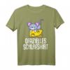 Offizielles Maus Ratte Schlafshirt Pyjama Nachthemd – Lustiges Geschenk für Langschläfer, Morgenmuffel und Tierliebhaber
