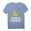 Offizielles Maus Ratte Schlafshirt Pyjama Nachthemd – Lustiges Geschenk für Langschläfer, Morgenmuffel und Tierliebhaber