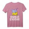 Offizielles Maus Ratte Schlafshirt Pyjama Nachthemd – Lustiges Geschenk für Langschläfer, Morgenmuffel und Tierliebhaber