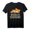 Offizielles Schlafshirt Pyjama Hamster Meerschweinchen Maus – Lustiges Geschenk für Tierliebhaber, Langschläfer und Schlaffans, Damen & Herren