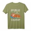 Schlafmütze Pyjama mit Faultier Motiv – Lustiges Chill Out Schlaf T-Shirt für Langschläfer & Nachteulen, perfektes Geschenk für Männer und Frauen
