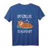 Schlafmütze Pyjama mit Faultier Motiv – Lustiges Chill Out Schlaf T-Shirt für Langschläfer & Nachteulen, perfektes Geschenk für Männer und Frauen