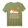 Offizielles Schlafshirt Pyjama mit Hamster, Meerschweinchen & Maus – Lustiges Geschenk für Nachtschwärmer, Langschläfer & Tierliebhaber