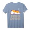 Offizielles Schlafshirt Pyjama mit Hamster, Meerschweinchen & Maus – Lustiges Geschenk für Nachtschwärmer, Langschläfer & Tierliebhaber