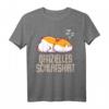 Offizielles Schlafshirt Pyjama mit Hamster, Meerschweinchen & Maus – Lustiges Geschenk für Nachtschwärmer, Langschläfer & Tierliebhaber