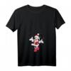 HapFrog Minnie Mouse Christmas T-Shirt mit V-Ausschnitt – Festliche Feiertagskleidung für Damen, Herren, Jungen und Mädchen