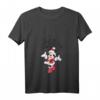 HapFrog Minnie Mouse Christmas T-Shirt mit V-Ausschnitt – Festliche Feiertagskleidung für Damen, Herren, Jungen und Mädchen