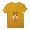HapFrog Minnie Mouse Christmas T-Shirt mit V-Ausschnitt – Festliche Feiertagskleidung für Damen, Herren, Jungen und Mädchen