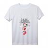 HapFrog Minnie Mouse Christmas T-Shirt mit V-Ausschnitt – Festliche Feiertagskleidung für Damen, Herren, Jungen und Mädchen