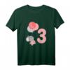 Kinder Geburtstagsshirt 3 Jahre Mädchen - Süße Maus mit Luftballons und Zahl Drei für Geburtstagsfeier & Geschenk
