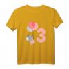 Kinder Geburtstagsshirt 3 Jahre Mädchen - Süße Maus mit Luftballons und Zahl Drei für Geburtstagsfeier & Geschenk