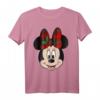 HapFrog Mickey And Friends Christmas Minnie Plaid Bow T-Shirt – Offiziell lizenzierte Disney Kleidung für Fans & Feierlichkeiten