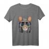 DJ Ratte Party T-Shirt für Musik- und Rave-Fans – Lustiges Tier- und DJ-Motiv für DJs, Partyliebhaber & Tierfreunde