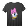 HapFrog Daisy Duck Winking Face Graphic T-Shirt - Offiziell Lizenzierte Mickey and Friends Kleidung