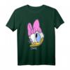 HapFrog Daisy Duck Winking Face Graphic T-Shirt - Offiziell Lizenzierte Mickey and Friends Kleidung