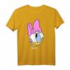 HapFrog Daisy Duck Winking Face Graphic T-Shirt - Offiziell Lizenzierte Mickey and Friends Kleidung