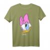 HapFrog Daisy Duck Winking Face Graphic T-Shirt - Offiziell Lizenzierte Mickey and Friends Kleidung