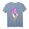 HapFrog Daisy Duck Winking Face Graphic T-Shirt - Offiziell Lizenzierte Mickey and Friends Kleidung
