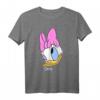 HapFrog Daisy Duck Winking Face Graphic T-Shirt - Offiziell Lizenzierte Mickey and Friends Kleidung