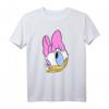 HapFrog Daisy Duck Winking Face Graphic T-Shirt - Offiziell Lizenzierte Mickey and Friends Kleidung