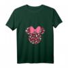 HapFrog Minnie Mouse Icon Pink Hearts Valentine's Day T-Shirt für Damen und Herren – Liebevolle Disney Paar- und Valentinstags-Shirts