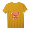 HapFrog Minnie Mouse Icon Pink Hearts Valentine's Day T-Shirt für Damen und Herren – Liebevolle Disney Paar- und Valentinstags-Shirts