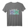 HapFrog T-Shirt mit PS/2 Tastatur und Maus - Lustiges Retro-Design für Technik- und Nostalgie-Fans