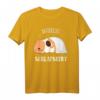 Offizielles Schlafshirt mit Meerschweinchen – Lustiges Schlaf- und Pyjama-Shirt für Damen & Herren, perfekte Geschenkidee für Nachteulen und Haustierliebhaber