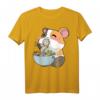 Meerschweinchen Nager T-Shirt - Klassisch geschnitten mit doppelt genähtem Saum, perfekt für Tierliebhaber und Nagerfans