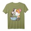 Meerschweinchen Nager T-Shirt - Klassisch geschnitten mit doppelt genähtem Saum, perfekt für Tierliebhaber und Nagerfans