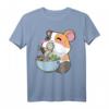 Meerschweinchen Nager T-Shirt - Klassisch geschnitten mit doppelt genähtem Saum, perfekt für Tierliebhaber und Nagerfans