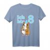 Kinder Achter 8 Geburtstag T-Shirt mit Meerschweinchen - Perfektes Geburtstagsoutfit für kleine Jungen und Mädchen