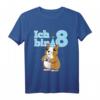 Kinder Achter 8 Geburtstag T-Shirt mit Meerschweinchen - Perfektes Geburtstagsoutfit für kleine Jungen und Mädchen