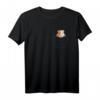 Meerschwein in Brusttasche - Witziges Guinea Pig T-Shirt als Geschenk zum Geburtstag oder Weihnachten für Meerschweinliebhaber und Züchter