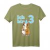 Kinder T-Shirt zum 3. Geburtstag mit Meerschweinchen - Ich Bin Drei Geschenk für kleine Jungen und Mädchen