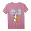 Kinder T-Shirt zum 3. Geburtstag mit Meerschweinchen - Ich Bin Drei Geschenk für kleine Jungen und Mädchen