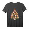 Frohe Weihnachten Santa Meerschweinchen T-Shirt – Lustiges Weihnachts-T-Shirt für Meerschweinchenliebhaber, Mädchen und Frauen