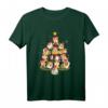 Frohe Weihnachten Santa Meerschweinchen T-Shirt – Lustiges Weihnachts-T-Shirt für Meerschweinchenliebhaber, Mädchen und Frauen