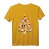 Frohe Weihnachten Santa Meerschweinchen T-Shirt – Lustiges Weihnachts-T-Shirt für Meerschweinchenliebhaber, Mädchen und Frauen