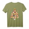 Frohe Weihnachten Santa Meerschweinchen T-Shirt – Lustiges Weihnachts-T-Shirt für Meerschweinchenliebhaber, Mädchen und Frauen