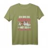 Ich Bin Die Verrückte Mit Den Meerschweinchen T-Shirt - Lustiges Tierliebhaber-Shirt für Meerschweinchen Mamas & Tierfreunde